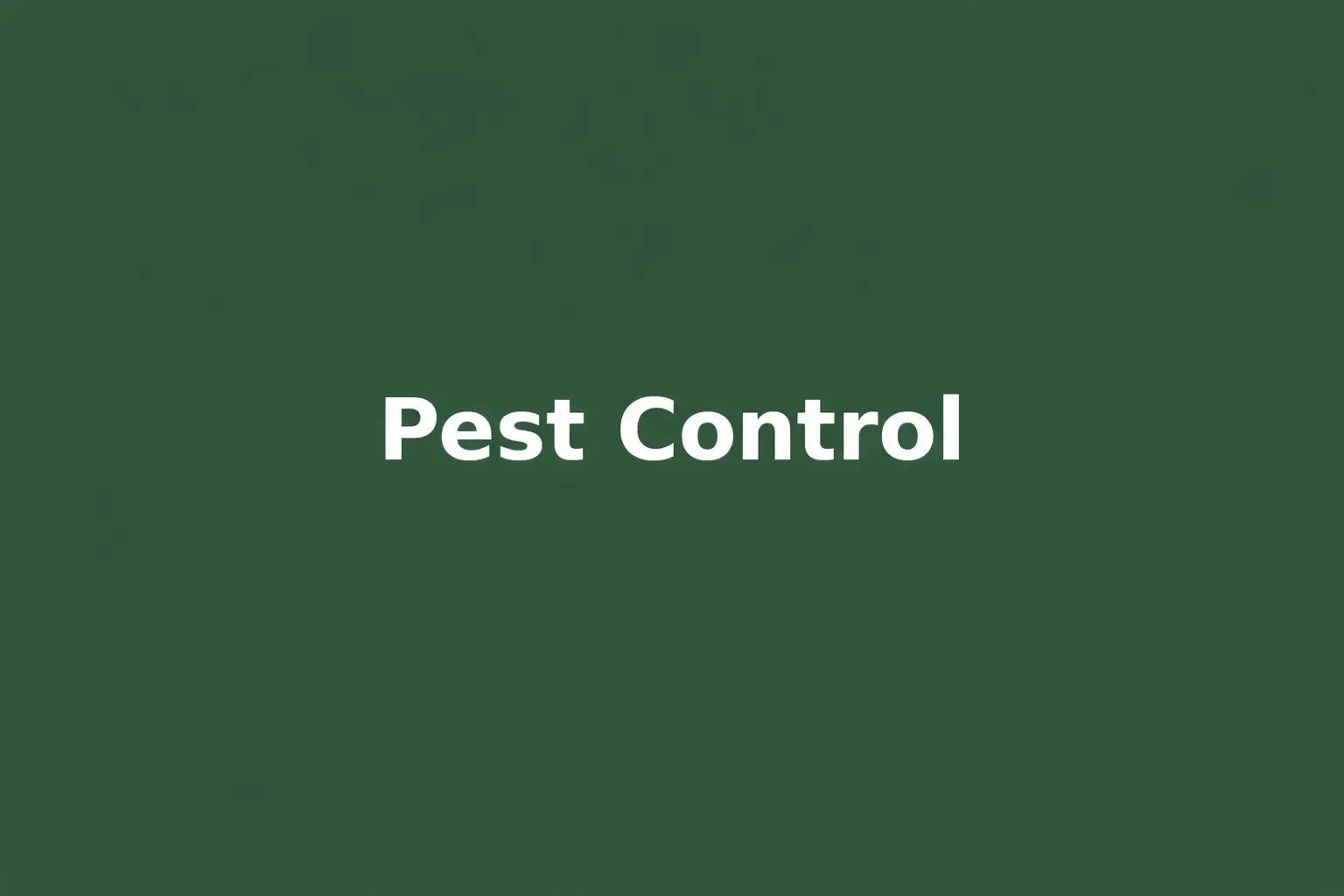 Pest Control St George Louisiana
